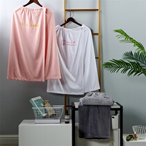 Bath towel can be worn for adult female haircut bath skirt beauty salon special bathrobe custom logo Bath Soft water absorption quick drying