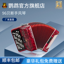 Parrot YW-663 Accordion 69 keys 96 bass adult beginner playing exam Bayangqin beginner