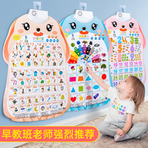 Quality see color baby toys educational early education 6 months baby multi-function pinyin sound wall chart 0-1 year old boys and girls