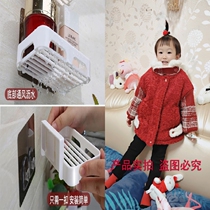Leaf soap box Bathroom punch-free suction cup soap box rack Toilet drain laundry soap box shelf