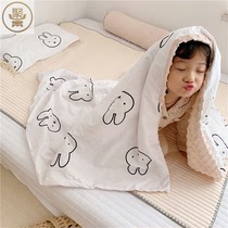 Doudou velvet blanket quilt quilt cover Baby Baby Baby cover blanket detachable package class a quilt cover 120x150 autumn and winter