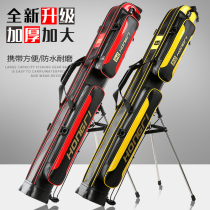 Hongri fish pole bag 1 25 m fish pole bag hard case multifunctional waterproof fishing pole bag large capacity fishing bag fishing gear bag