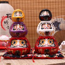 Creative Dharma ornaments Japanese personalized ceramic Japanese restaurant zakaya decoration open Dharma egg storage pot