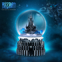 Netease official Blizzard World of Warcraft Ice Crown Fortress miniature model Crystal ball ornaments luminous model
