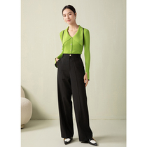 GGDZY swarm with slim knit sweatshirt female sweater style design Sensational long sleeve cardigan jacket turtlenect blouse