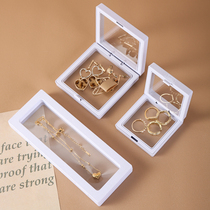 Suspended box film jewelry box Wenwan jewelry anti-oxidation earrings earrings earrings jewelry necklace display storage box