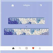  ins wind oil painting Moon ruler Stationery student ruler 15cm Hand account ruler Acrylic 20cm drawing scale