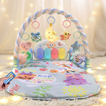 Newborn baby toys educational early childhood fitness frame pedal piano music bed carpet foot piano music bed Bell pedal
