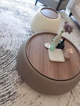 Italian coffee table designer Villa light luxury creative round coffee table combination Fan Qiqi same Storage Coffee Table