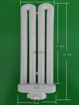 Famous Songqiao MAZUBA Yuba Lighting 36W tube 6500K White Light Square four-pin plug-in energy-saving lamp four-row Tube