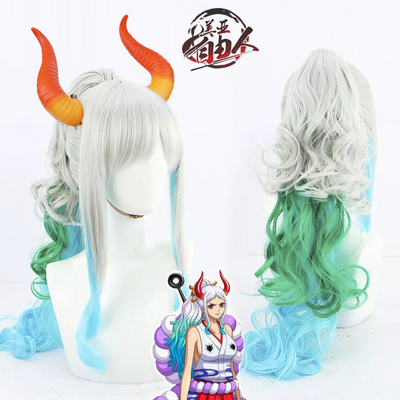 taobao agent [Liberty] One Piece One Piece Big and COS wig navigable king multi -color gradient four emperors