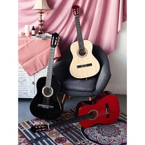 Faced stars single board folk guitar beginner adult students special novice introductory guitar self-study Portable