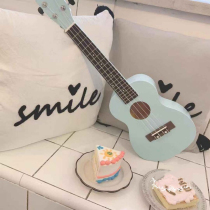 Ukulele 23 inch female diy beginner ukelele small guitar children ukulele adult cartoon lettering