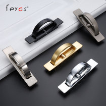 Tatami handle invisible hidden handle embedded tread rice bed cover bed board rotating handle hidden hidden buckle
