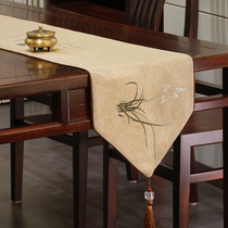 New Chinese table flag Zen modern Chinese style coffee table table flag tea tablecloth TV cabinet cover cloth Bed tail towel can be customized