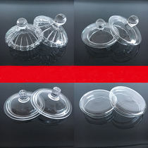 Glass Cup Lid Single Sell Universal Round Non Universal Tea Cup Lid Glass Pot single Buy Marke Cup accessories Zero fit