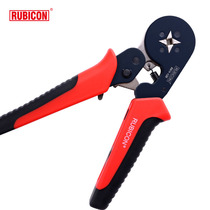 Japan Rubicon Robin Hood crimping pliers imported European tube type Square cold press terminal clamp electrician RKY 126