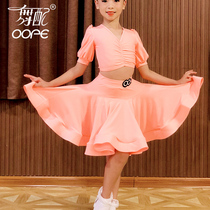 oope dance with childrens Latin dance dress new suit professional competition suit Net red Latin dress regulation service for women