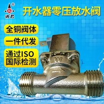 Factory stepping water heater water heater accessories solenoid valve pressuess zero pressure drain solenoid valve FW16-H03