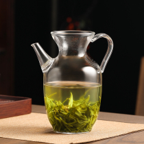 Imitation Song glass pot type public Cup green tea flower teapot Japanese creative bubble teapot filter tea divider transparent tea set
