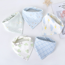 Full cotton era newborn baby cotton soft bib waterproof childrens triangle towel autumn and winter absorbent