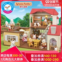 Sen Beier Family Lighting House Set Combination House Toy Girl Childrens Puzzle Girl Birthday Gift