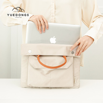 Laptop bag Apple macbook Lenovo Xiaoxin air simple messenger notebook liner bag pro15 6 Huawei matebook14 Dell 16-inch 3 male and female students