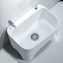 Yuan craftsman high foot mop pool household balcony toilet floor mop pond mop pool oversized trough pool