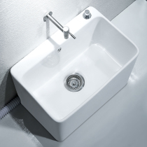 Yuanjiang washing mop pool Household balcony bathroom floor basin mop pool mop pool oversized slot pool 57CM