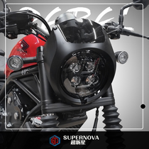 Suitable for Honda REBEL CM500 CM300 modified windshield pig hood spoiler hood Headlamp shroud Deflector hood