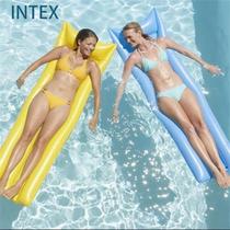 ㊣Adult water floating row floating bed Swimming ring inflatable inflatable bed thickened air cushion floating board Beach mat lying
