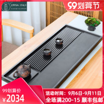 Italy ZPPSN natural whole piece of Wujin Stone tea tray home office modern stone tea table Tea Sea