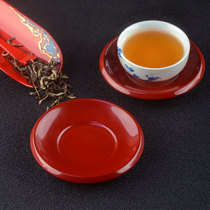 Qixiang large lacquered tea mat coaster tea cup mat tea ceremony Kung Fu Tea Cup tray creative tea set accessories Zen heat insulation