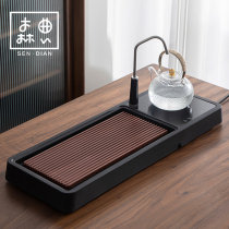 Tea tray household set fully automatic integrated small tea sea drainage tea tray kung fu tea set Kettle tea table