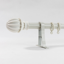 Window Curtain Rod Aluminum Alloy Thickened Roman Stem Top Loading Side Mount White Muted Rod Son Punch Hook Single Double Bar Rail