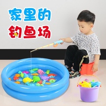 Fishing toys Children fishing rod boy little girl 1 one 2-3 three and a half year old baby puzzle magnetic fish pond set