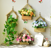 Creative wall decoration wall hanging flower basket home living room bedroom balcony wall decoration hanging flower restaurant wall pendant