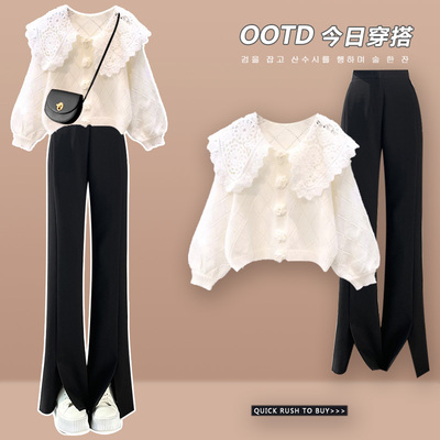 taobao agent Fashionable top, set, suit, megaphone, suitable for teen