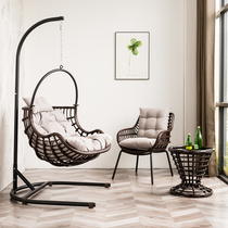 Hanging basket Cane Chair Indoor Swing Net Red Hammock for home rocking chair Balcony Casual Chair Sloth Bird Nest Cradle Chair Pendant Chair