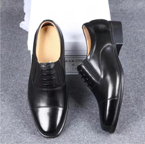Black Everwear Leather Leather Monkey Factory 7B School Guard Leather Leather Leather Low Bunch of Men Free with Positive Dress Uniform Matching Universal