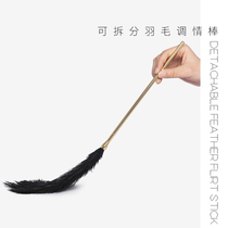 Sentiment equipment sm flirting feather stick caress female slave itch tuning provocative stick small whip toy temptation feather