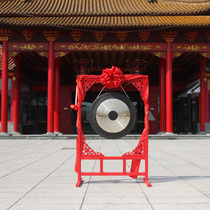 Gong pure Gong rack gongs and drums instrument 50cm big gong 40cm Jifuna Cai Gong open road opening gong frame instrument