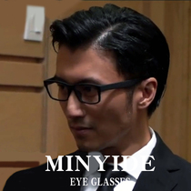 Nicholas Tse with glasses anger heavy case square black frame ultra-light anti-blue flat mirror male super-matching myopia degree