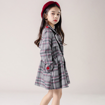Girls Glue coat 2022 new childrens clothing in the Korean Gas in the long - range childrens windshirt