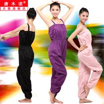 Sweat fitness clothes jumping pants womens suspenders sauna pants dance clothes out of sweat uniforms womens summer suit Foreign
