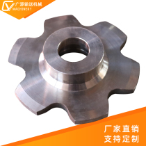 Sprocket gear custom carbon steel industrial transmission sprocket 4 minutes 5 minutes 6 points stainless steel single double row mechanical transmission chain