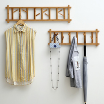 Wall-mounted coat rack simple wall hanger simple bedroom foyer storage hanging bag clothes multifunctional