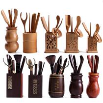 Kung Fu tea set accessories tea ceremony six gentlemen whole set solid wood teaspoon bamboo tea shovel tea spoon