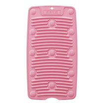 Silicone folding washboard household non-slip soft mini suction type rubber can roll up laundry m