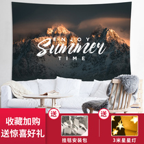 Background cloth ins hanging cloth bedroom living room bedside wall cloth girl Net red decoration explosion change rental room dormitory